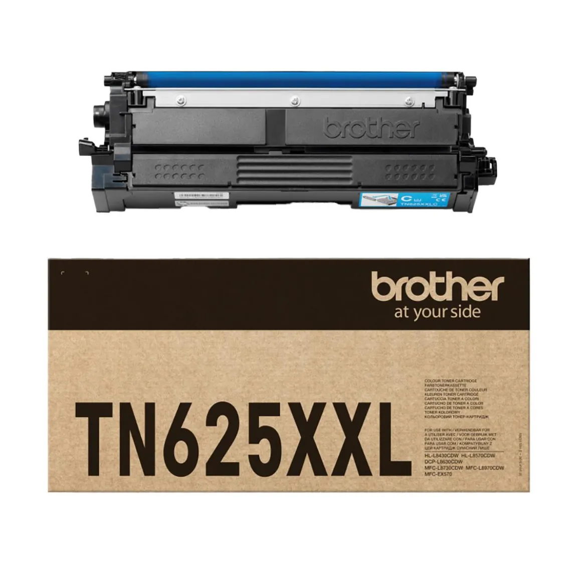 Lasertoner Brother 6500sid TN625XXLC Cyan