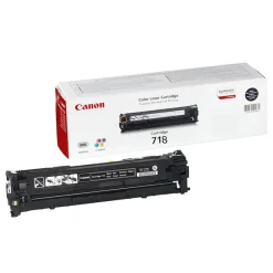 Lasertoner Canon 718BK 2662B002 Svart