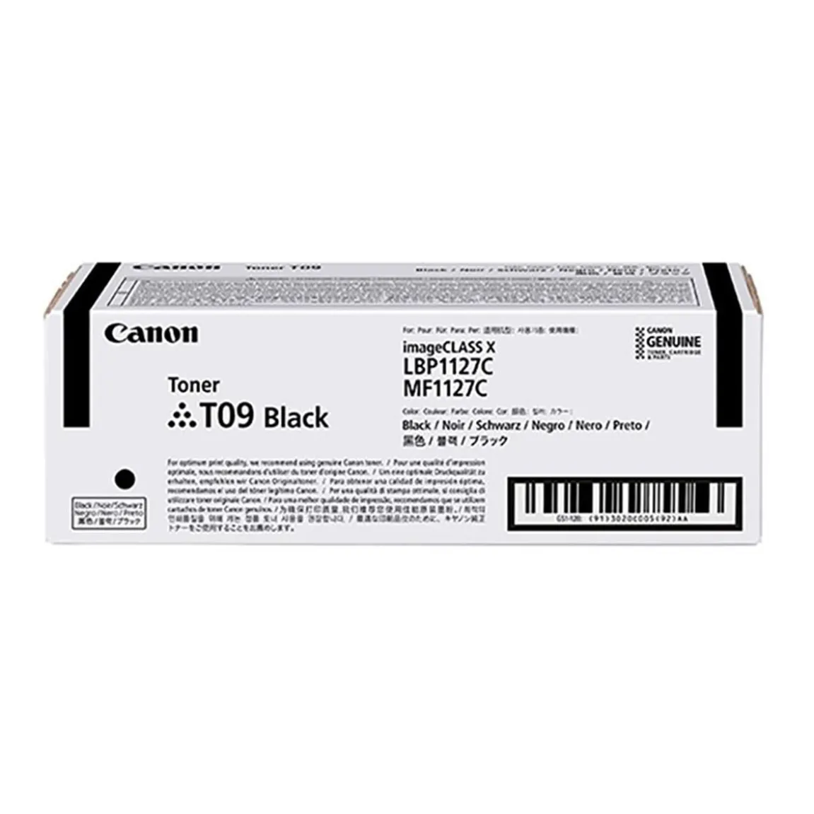 Lasertoner Canon T09 XC1127i/1127iF/1127P 7600 Sidor Svart