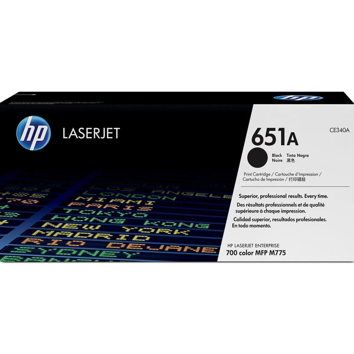 Lasertoner HP 651A CE340A Svart