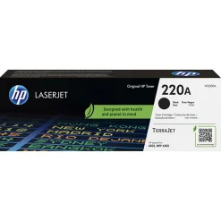 Lasertoner HP 220A 2000 Sidor W2200A Svart