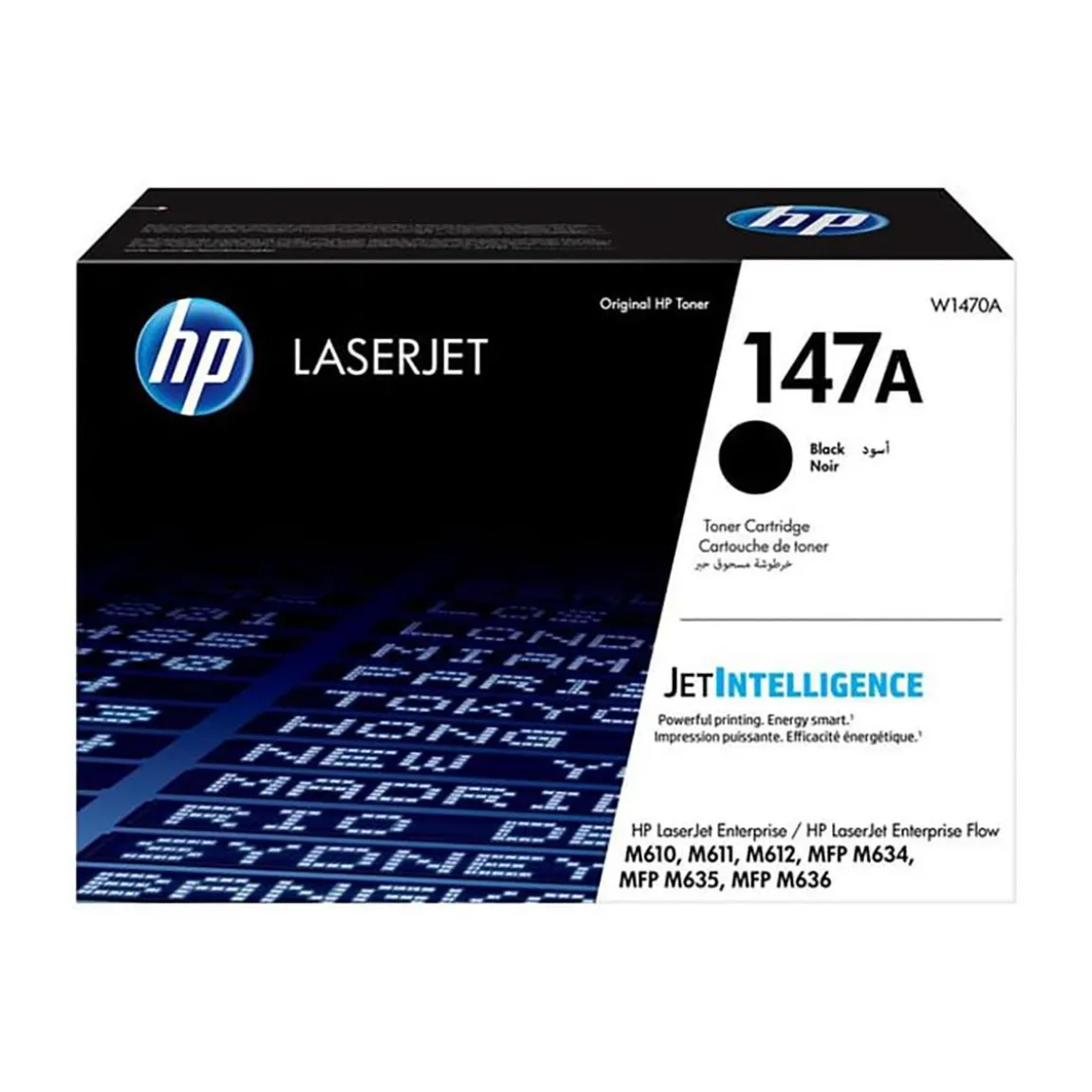 Lasertoner HP 147A 10500 Sidor W1470A Svart