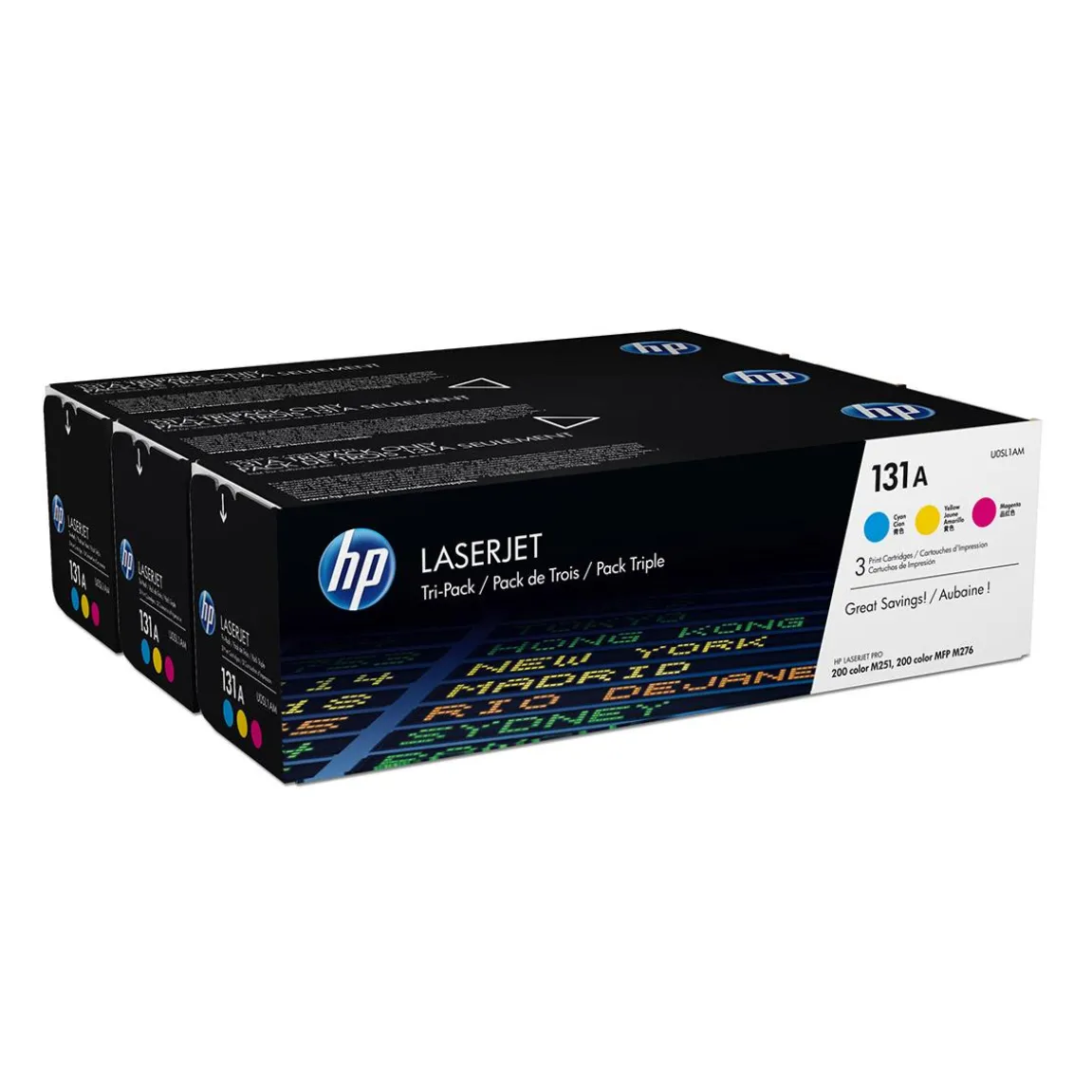 Lasertoner HP 131A U0SL1AM Gul/Cyan/Magenta