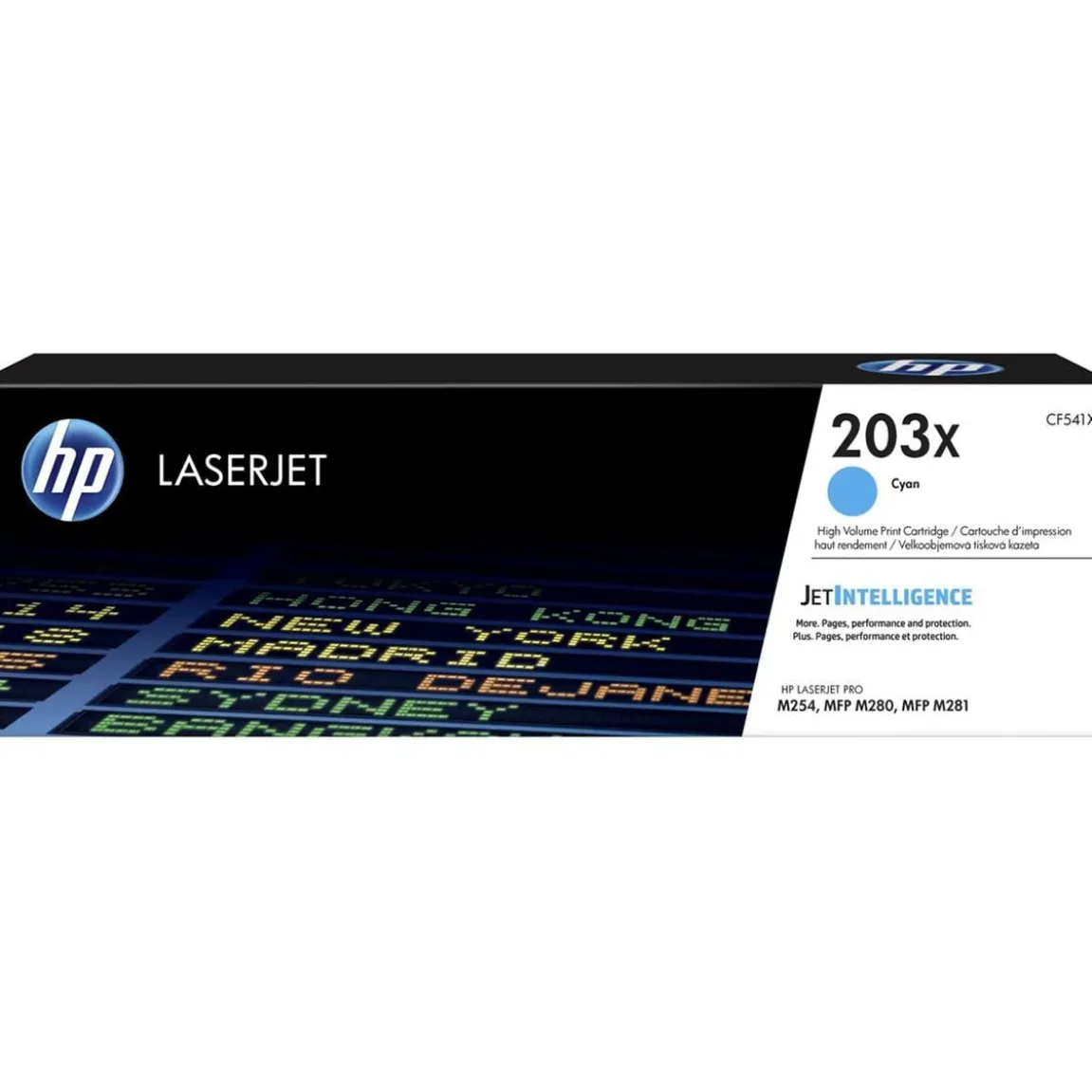 Lasertoner HP 203X 2500 Sidor CF541X Cyan