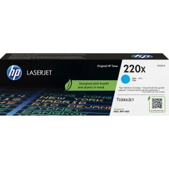 Lasertoner HP 220X 5500 Sidor W2201X Cyan
