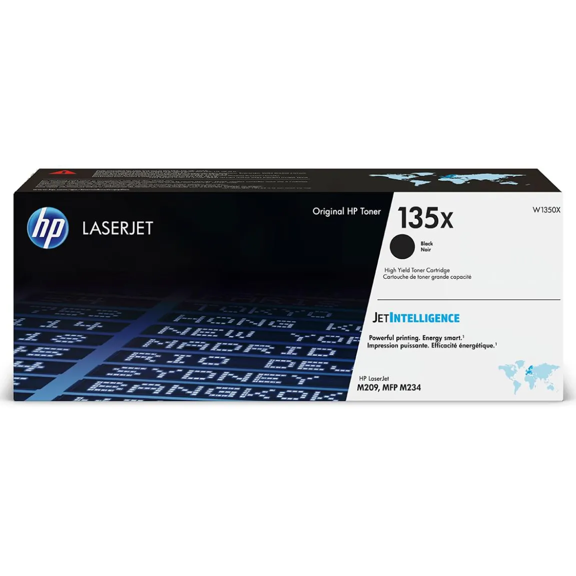 Lasertoner HP 135X 2400 Sidor W1350X svart