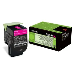 Lasertoner Lexmark 802HM 3000 Sidor 80C2HM0 Magenta