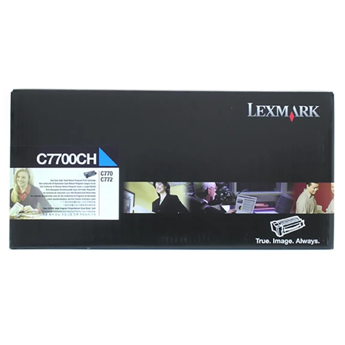 Lasertoner Lexmark 10000 Sidor C7700CH Cyan
