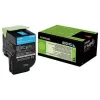 Lasertoner Lexmark 3000 Sidor 80C2HCE Cyan