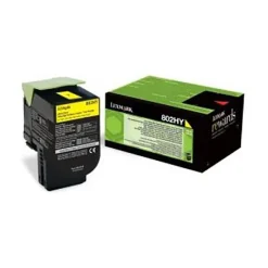 Lasertoner Lexmark 3000 Sidor 80C2HYE Gul