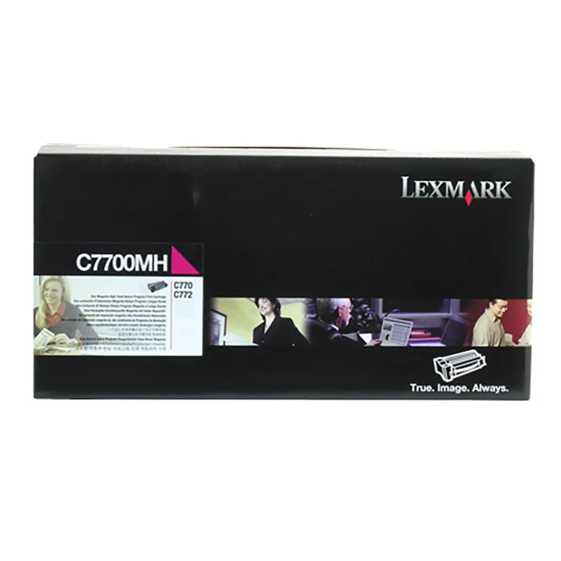 Lasertoner Lexmark 10000 Sidor C7700MH Magenta
