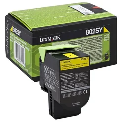 Lasertoner Lexmark 2000 Sidor 80C2SY0 Gul