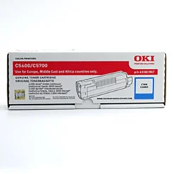 Lasertoner OKI 43381907 Cyan