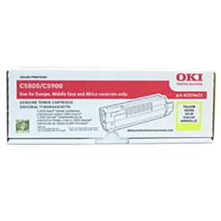 Lasertoner OKI 43324421 Gul