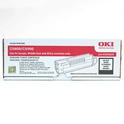 Lasertoner OKI 43324424 Svart