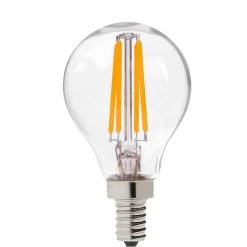 LED-lampa GE E14 2W (25W) klar filament Klot ej dimbar