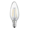 LED-lampa GE E14 2W(25W) Klar filament Kron ej dimbar