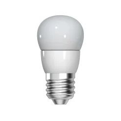 LED-lampa GE E27 2,5W (25W) opalvit Klot ej dimbar