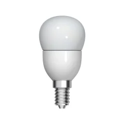 LED-lampa GE E14 2,5W (25W) Opalvit Klot ej dimbar