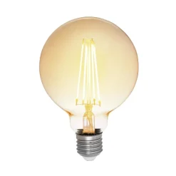 LED-lampa 3-stegs E27 7W Filament Glob