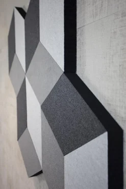 Ljudabsorbent Cubism Blå
