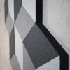 Ljudabsorbent Cubism Svart