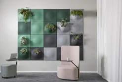 Ljudabsorbent Plain Panel Vägghängd Gravel