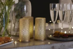 Ljushållare Duni Bliss Guld 140x75mm