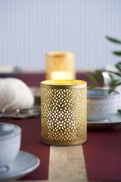 Ljushållare Duni Bliss Guld 100x80mm