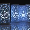 Ljushållare LED Duni Billy Metall Svart 140x75mm