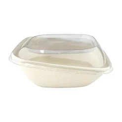 Lock salladsskål lutande bagasse 750ml