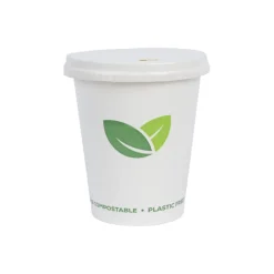 Lock Till Pappersmugg Hot Cup 8oz Vit Ø8cm