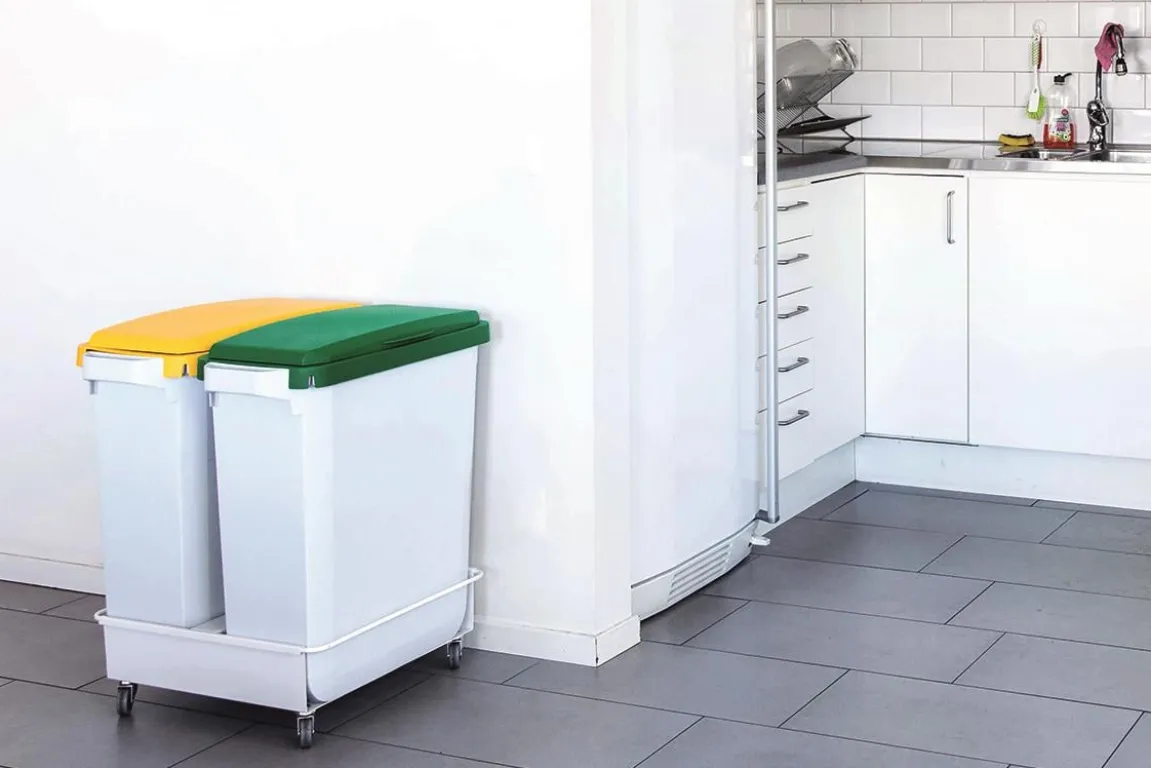 Lock Till Återvinningskärl Durable Durabin 60 Eco Svart