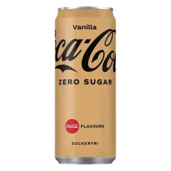 Läsk Coca-Cola Zero Vanilla Burk 33cl exkl pant