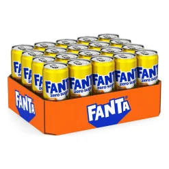 Läsk Fanta Zero Lemon Burk 33cl exkl pant