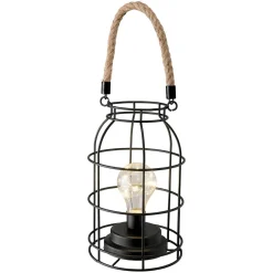 Lykta Dorre Landsort LED-belysning Svart 23x24cm