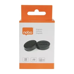 Magnet Nobo för Glastavlor 38mm Svart