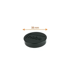 Magnet Nobo för Glastavlor 38mm Svart