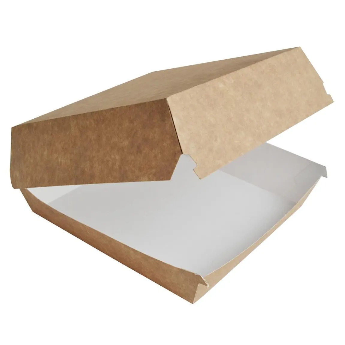 Matbox Brun/vit 170x170x80mm