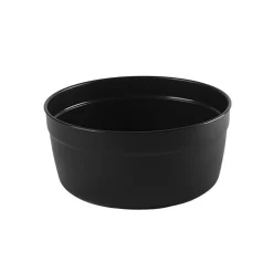 Matlåda med Lock Flergångs PP Rund Svart 1200ml