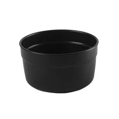 Matlåda med Lock Flergångs PP Rund Svart 500ml