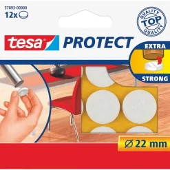 Möbeltass Tesa Vit Ø22mm