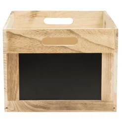 Menybox Securit Med Griffeltavla Brun 21x35x28,3cm