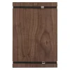 Menyhållare Securit Walnut Med Band A4