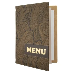 Menypärm Securit Design Paisley A4