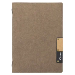 Menypärm Securit Nature Brun A5