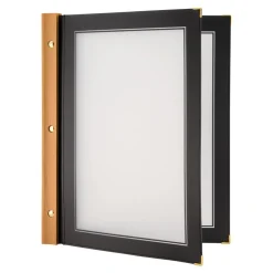 Menypärm Securit Wood Svart A4