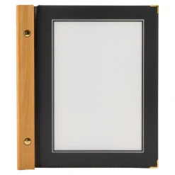 Menypärm Securit Wood Svart A5