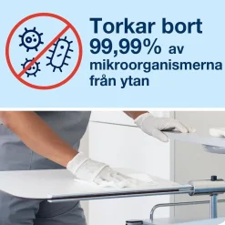 Mikrofiberduk Tork Engångs Vit 29,5x34cm