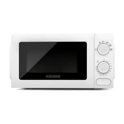 Mikrovågsugn Black+Decker Manuella vred 700W Vit 20L